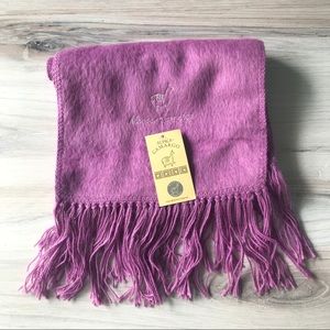 NWT Alpaca Camargo Light Purple Lavender Scarf